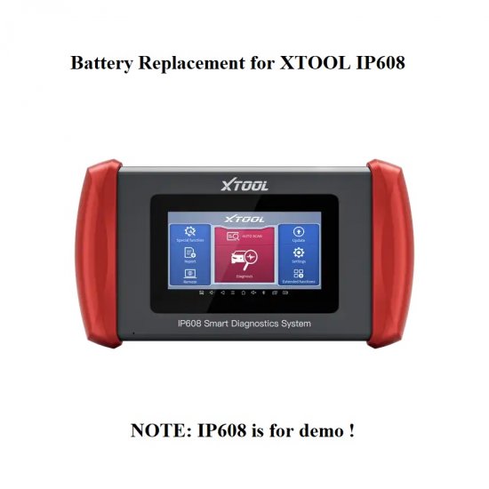 Battery Replacement for XTOOL InPlus IP608 Scan Tool - Click Image to Close